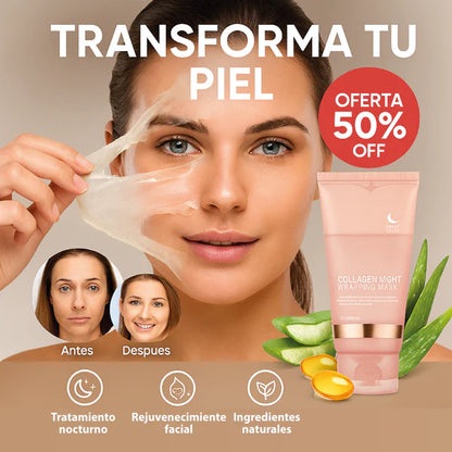 Mascarilla de Colágeno Nocturna | Despertá con la piel RADIANTE