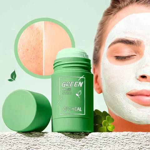 Mascarilla de Té Verde: Limpia Cutis y Puntos Negros (OFERTA 2X1 🎁)